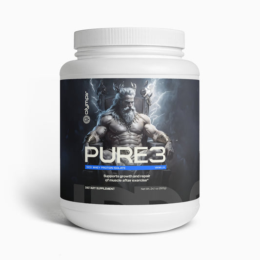 Pure3 100% Whey Protein Isolate (Vanilla)
