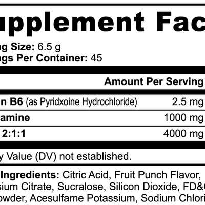 BCAA Shock Powder (Fruit Punch)